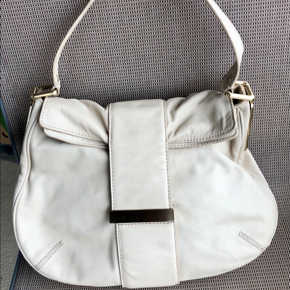 Leather Banana Republic Hobo Purse magnet flap